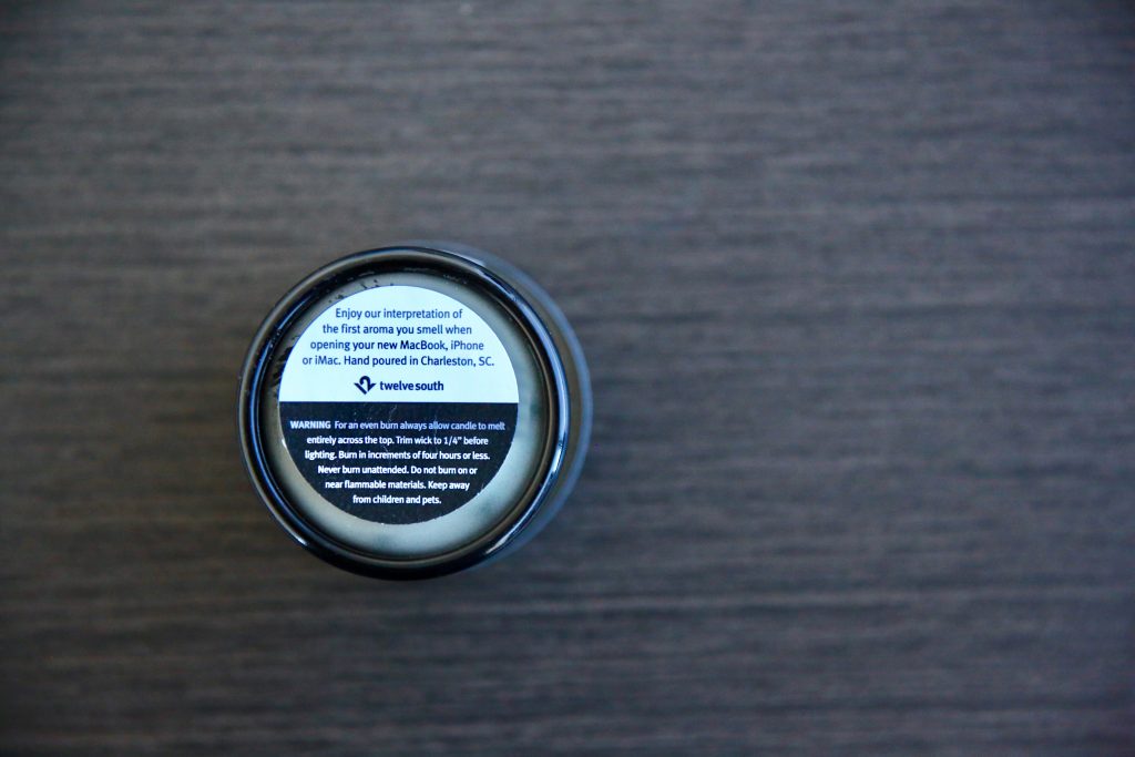 Mac candle label