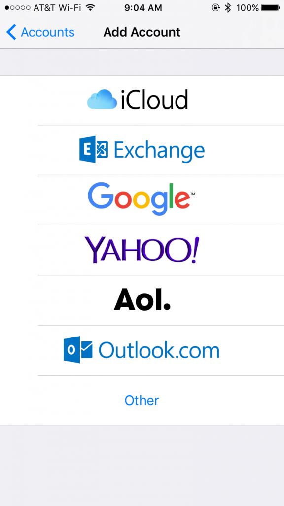 Mail Accounts