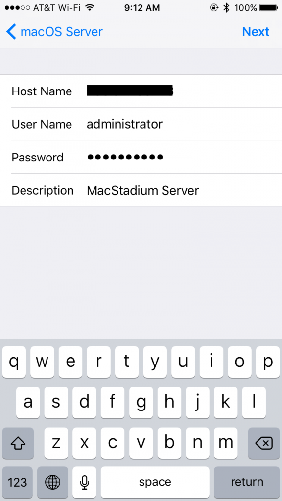 Mac Server Info