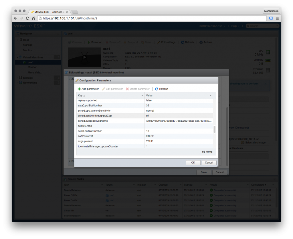 VM Config