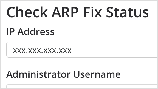 ARP Fix Status