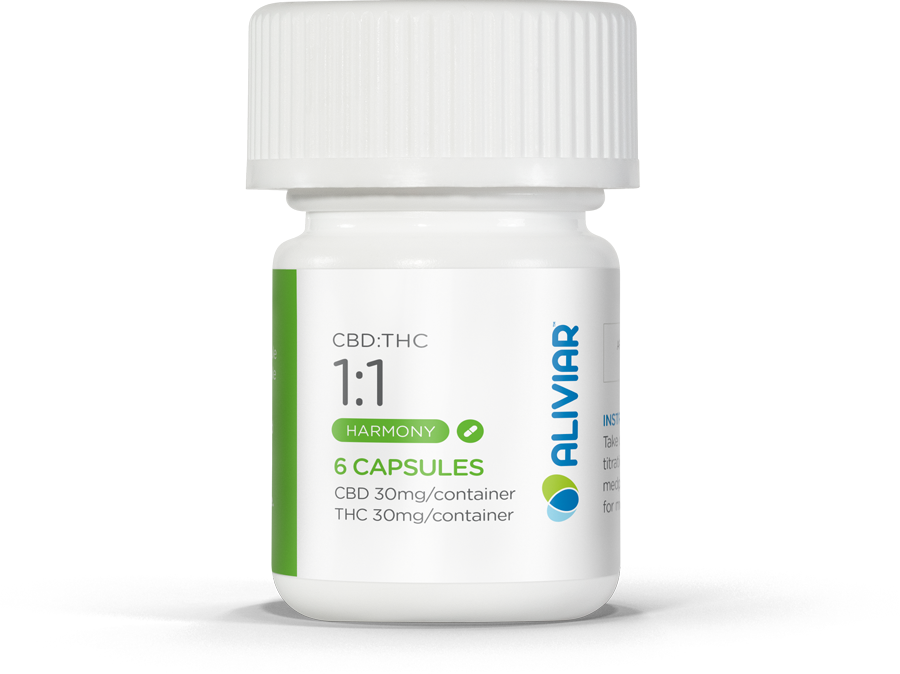 1:1 CBD:THC Capsule (Trial Pack)