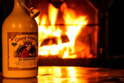 Craft beer by the fireplace in our Speakeasy Rathskeller