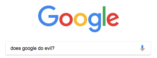 does google do evil?