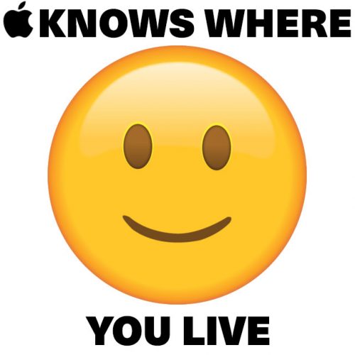 Apple knows where you live