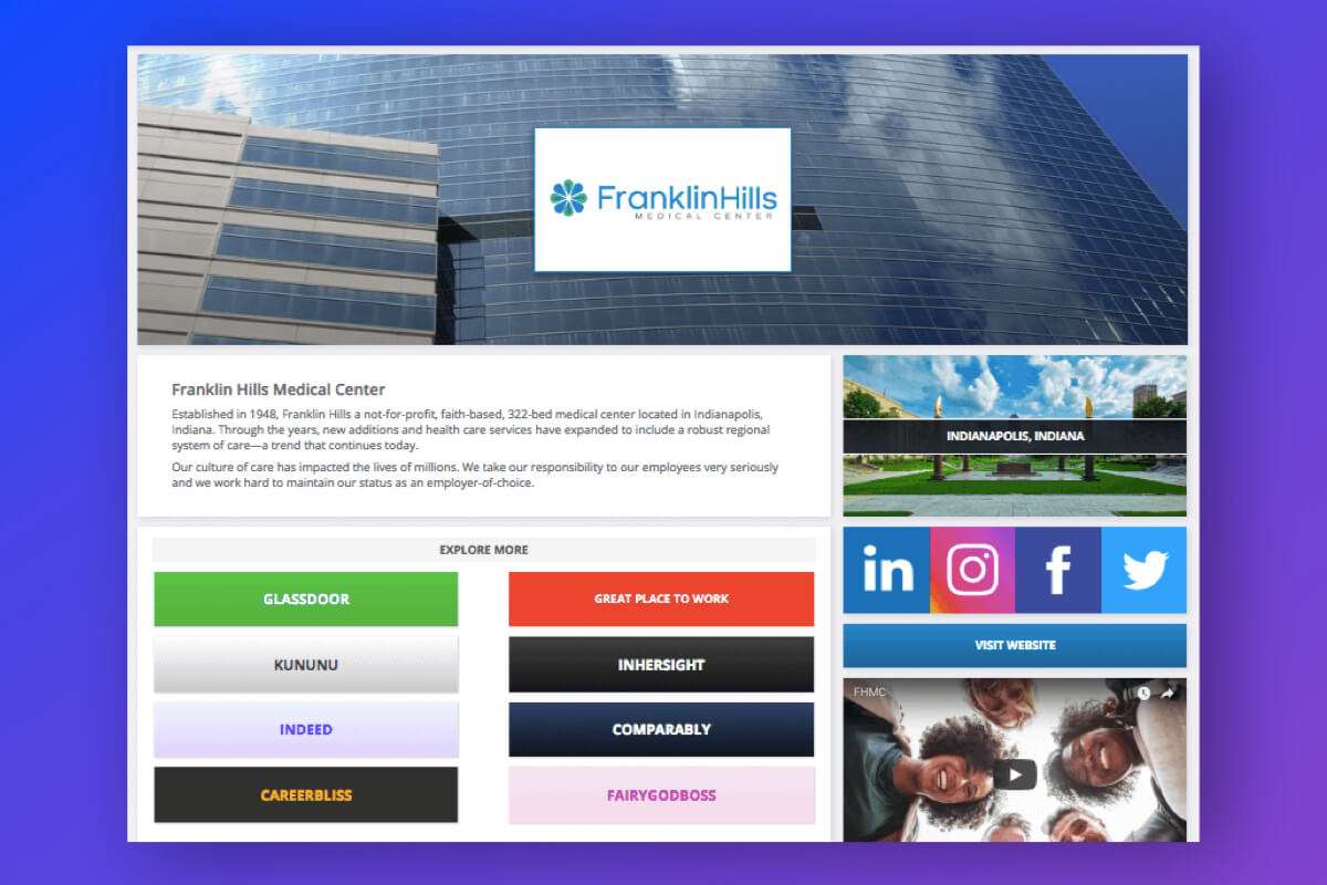 Local Employer Profile Pages