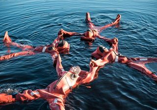 Take a dip in a frozen lake under the Northern lights! Take a dip in a frozen lake under the Northern lights!