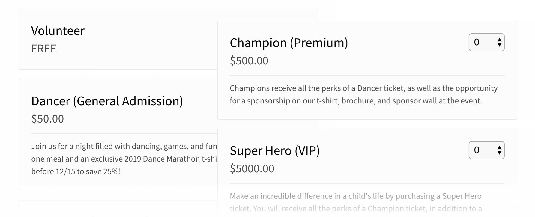 givebutter events ticketing registration fundraising make tickets for events free