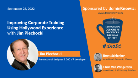 Jim Piechocki as our guest speaker to discuss how to improve corporate training.
