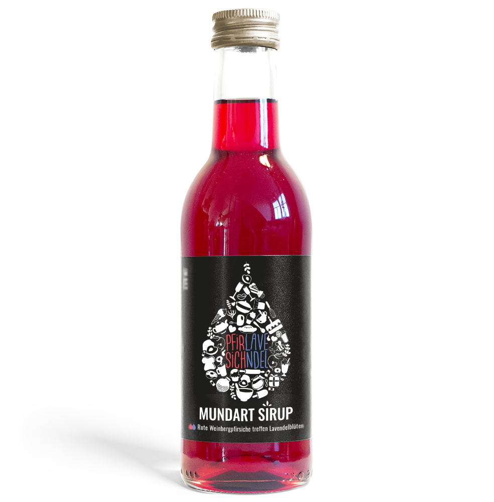 250ml Pfirsich-Lavendel-Sirup