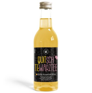 Quitte-Schwarztee-Sirup (250ml)