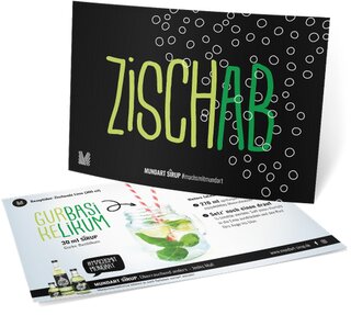 Rezept-Postkarte (Limonade)
