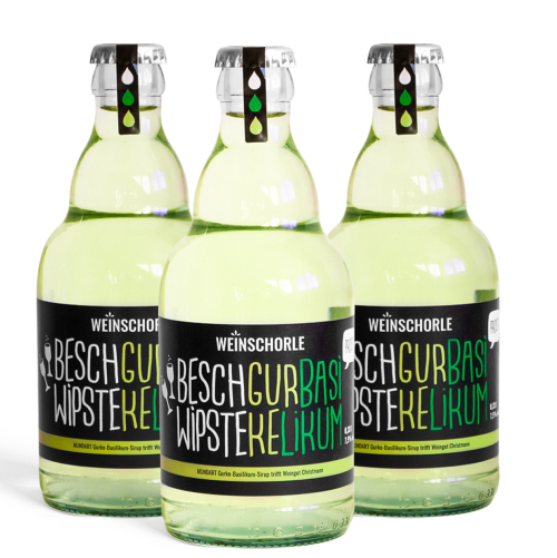 Gurke-Basilikum-Weinschorle (3x 0,33 L)