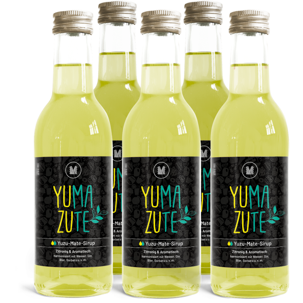 5x 250ml Yuzu-Mate-Sirup