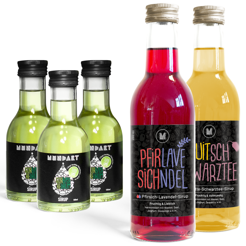 Sirup-Set: Für Sekt-Freunde