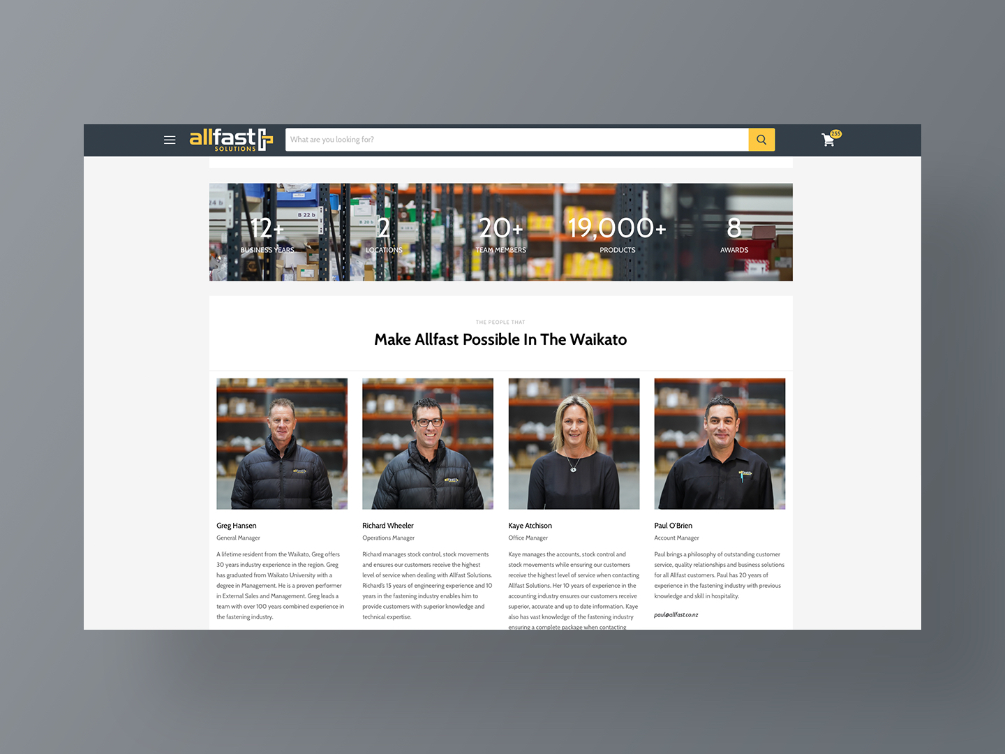 Allfast Solutions Team Members by Neon Hive