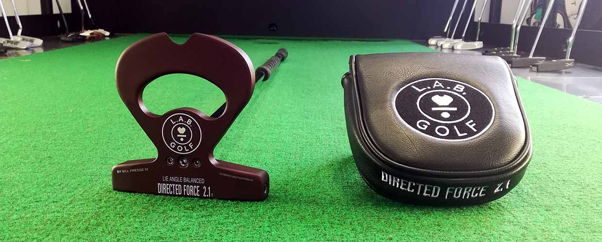 Cool Clubs Australia L.A.B Gold Directed Force 2.1 Broomstick Putter