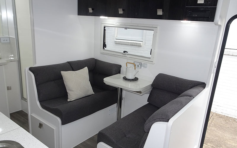 Custom upholstery in your choice of fabrics and leathers