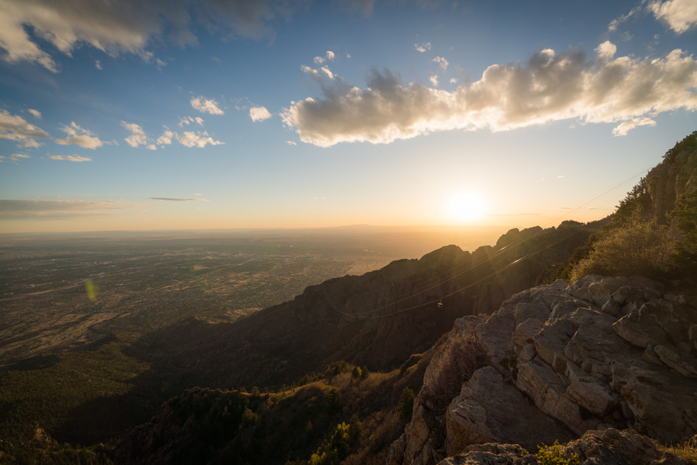 The Sandia Peak Tramway is recommended by notable locals as one of the best outdoor activities in Albuquerque, NM.