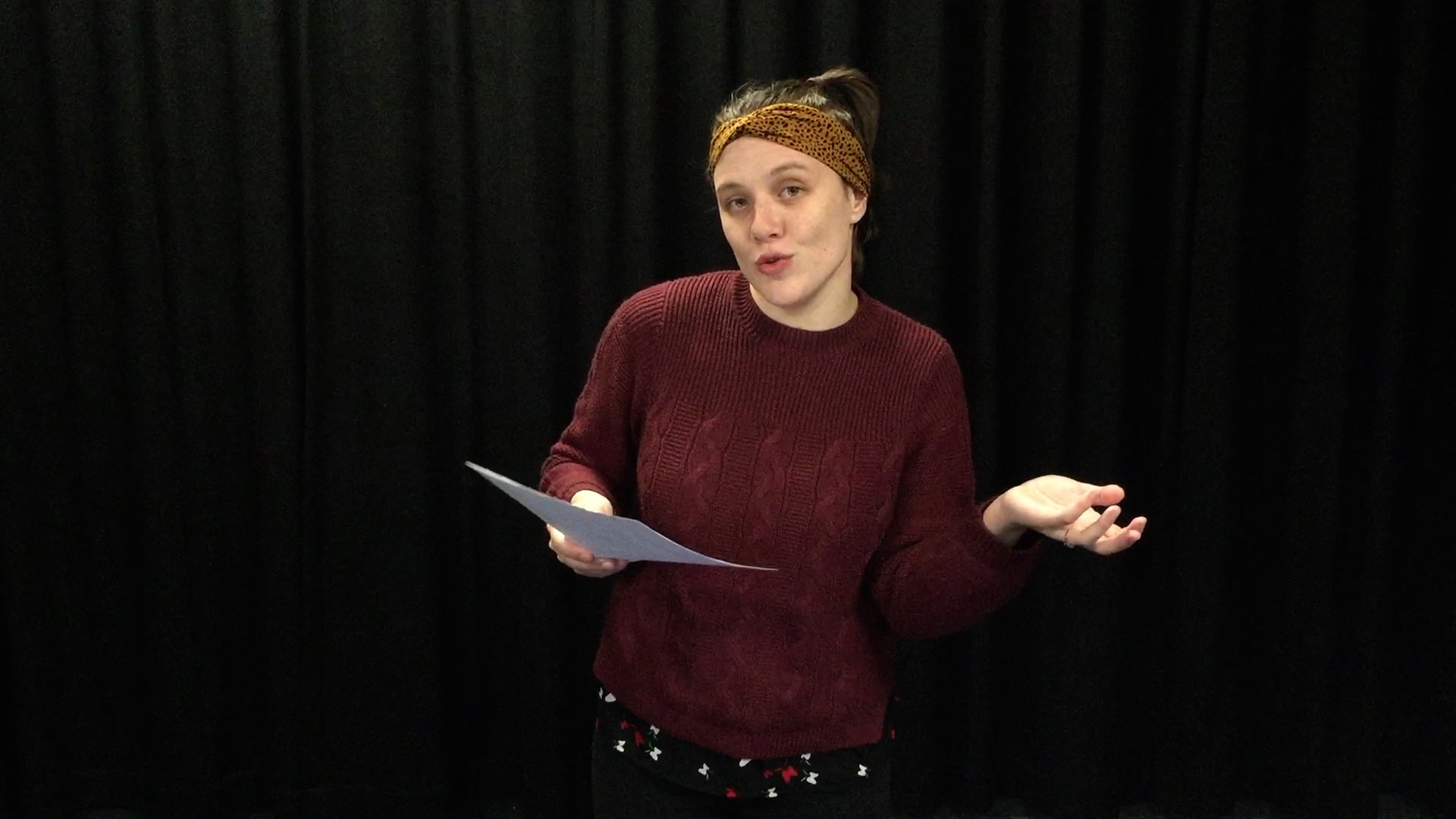 Radio play – 2. Planning your performance