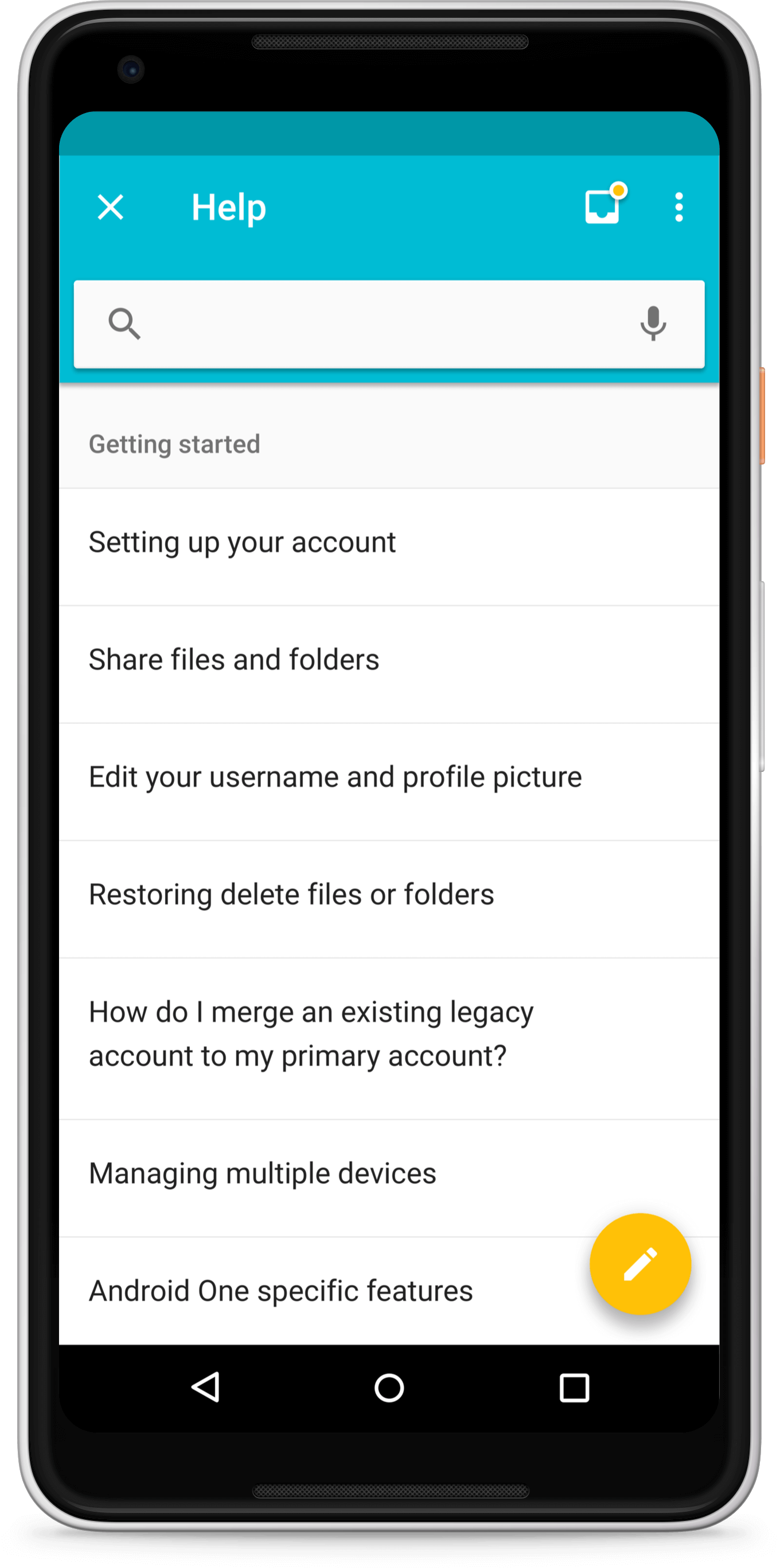Zendesk Mobile SDK for Android. Material design help center search and article listings.