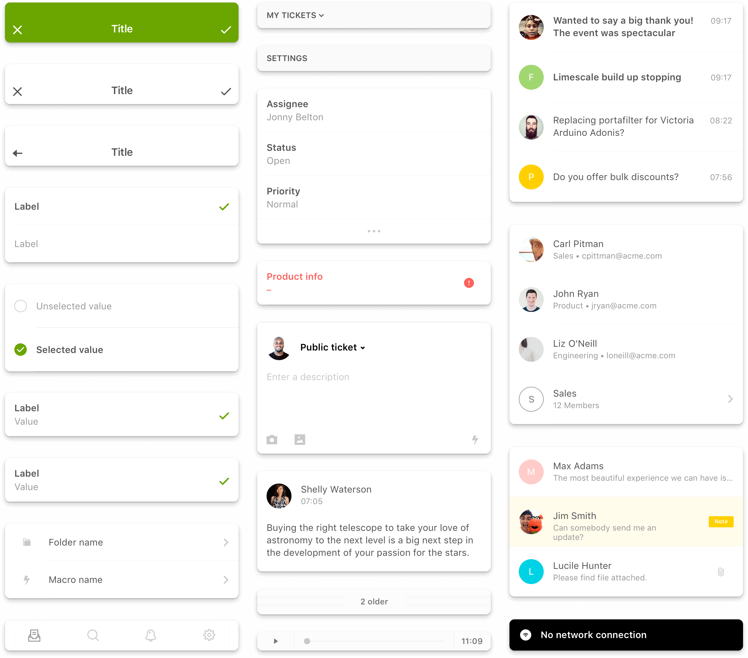Design library for Zendesk Support on iOS