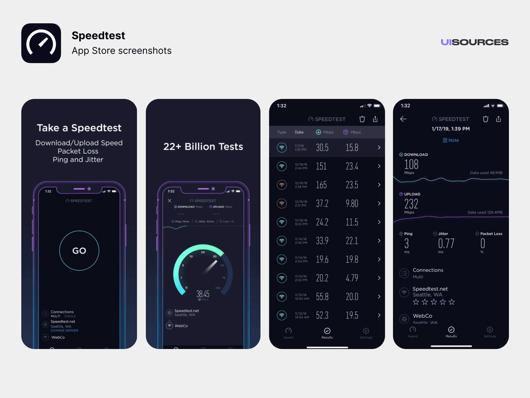 App Screenshots | UI Sources