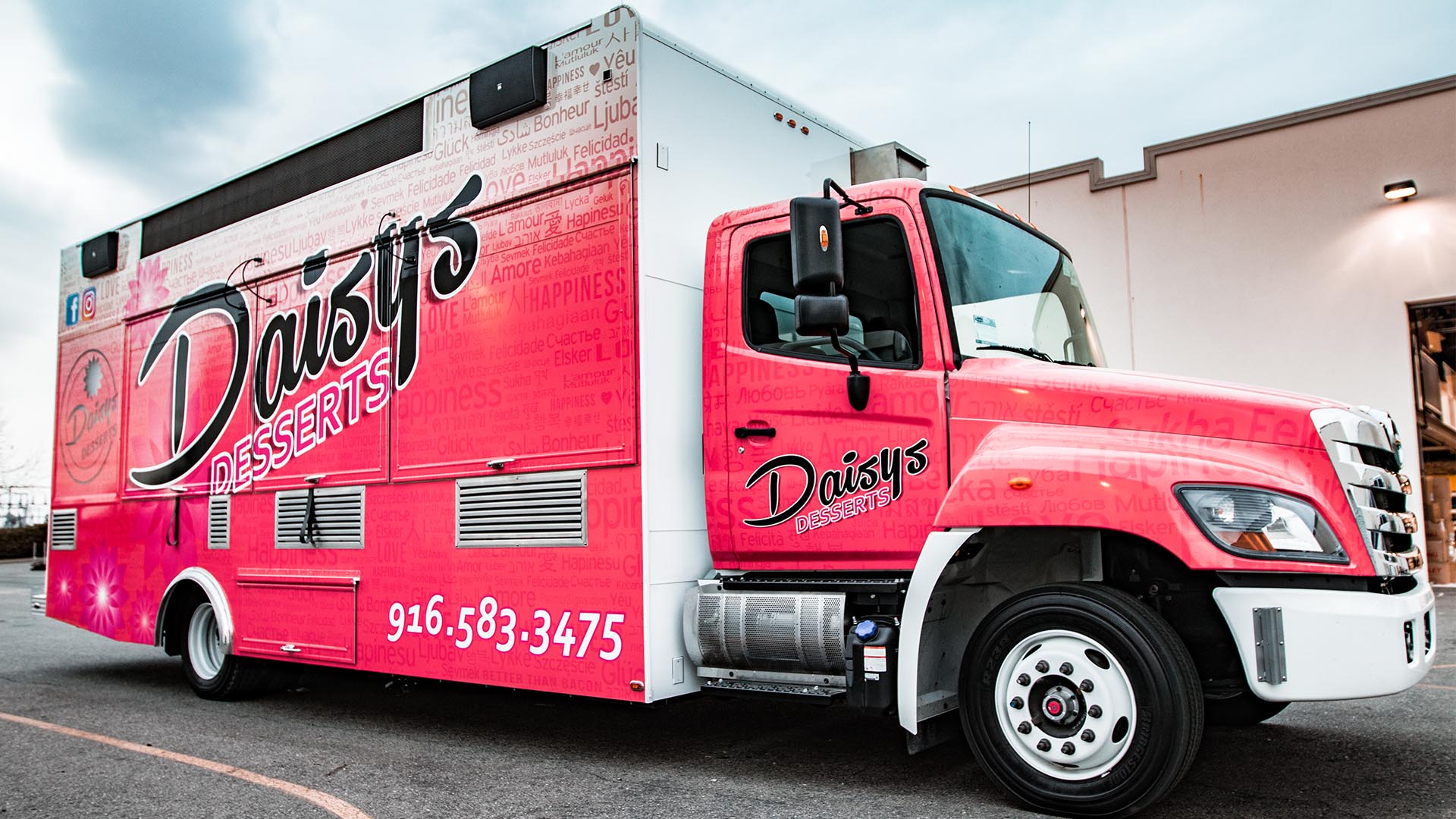 Daisys Desserts Truck Vehicle Wraps Palmer Signs Inc.