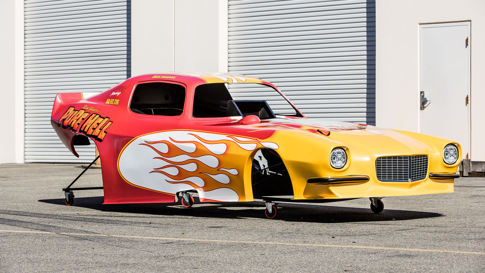 Nostalgic Funny Car Flame & Fire Wrap Paint Wraps Palmer Signs Inc.
