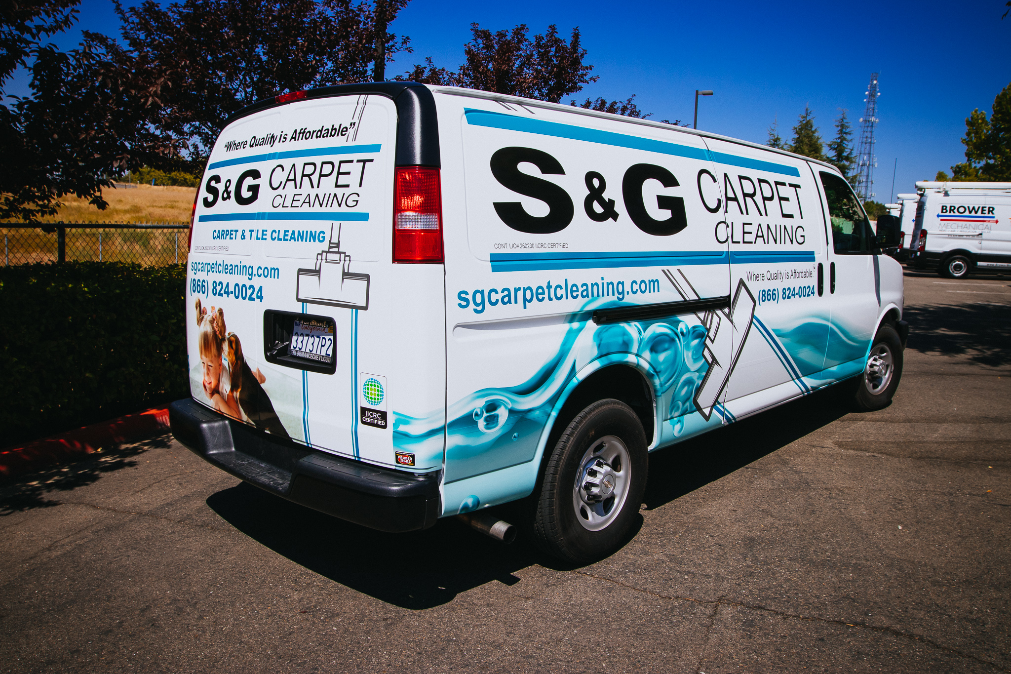 S&G Carpet Cleaning Vehicle Wraps Palmer Signs Inc.
