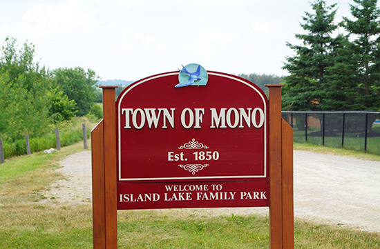 Island Lake Family Park Gateway Sign