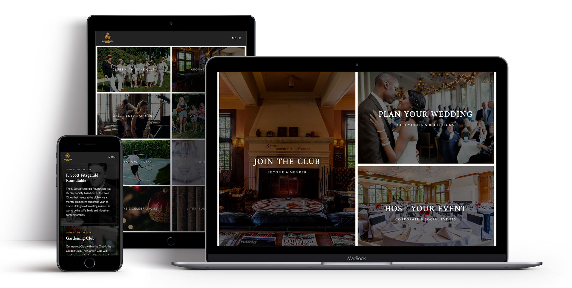 University Club on all devices