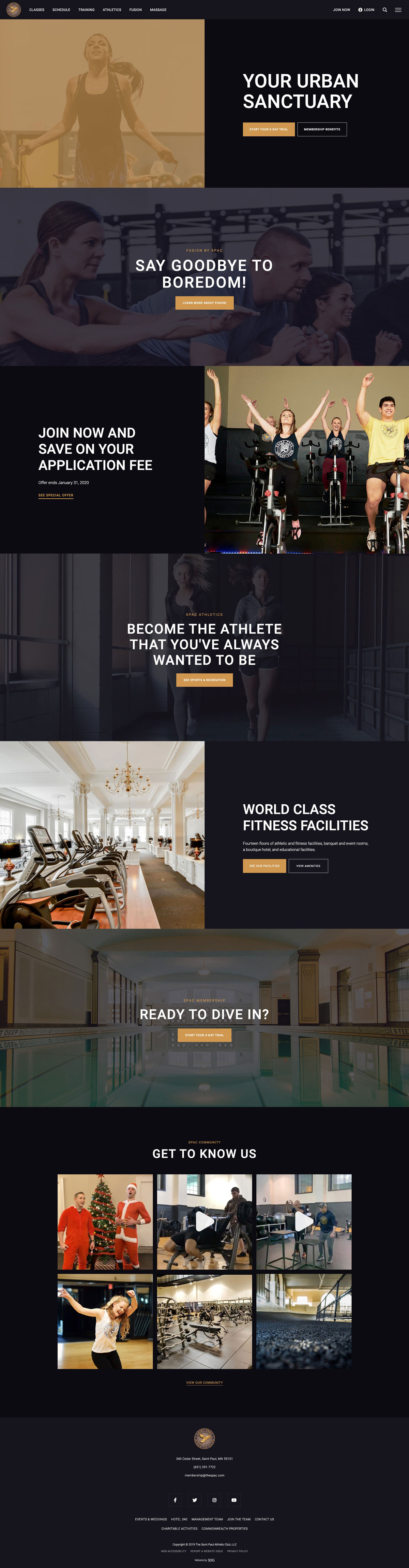 The SPAC homepage