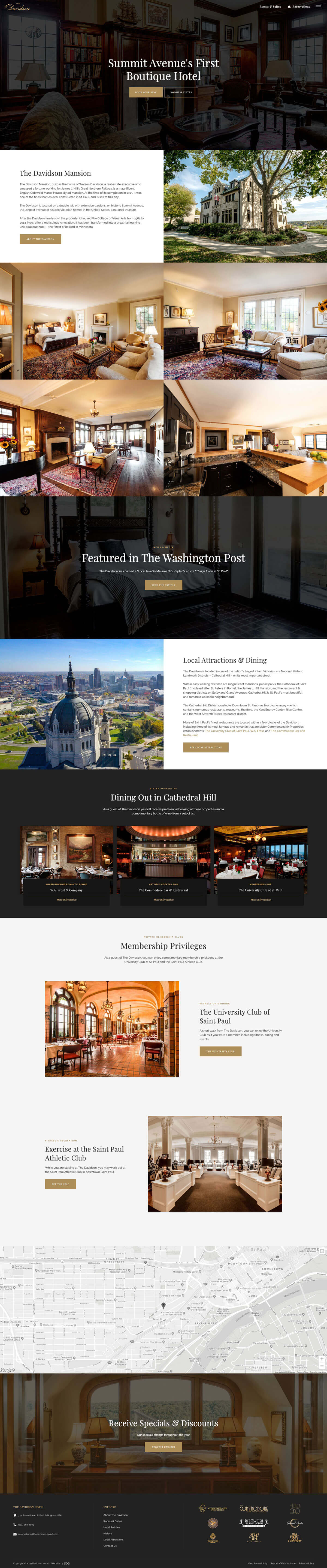 The Davidson homepage