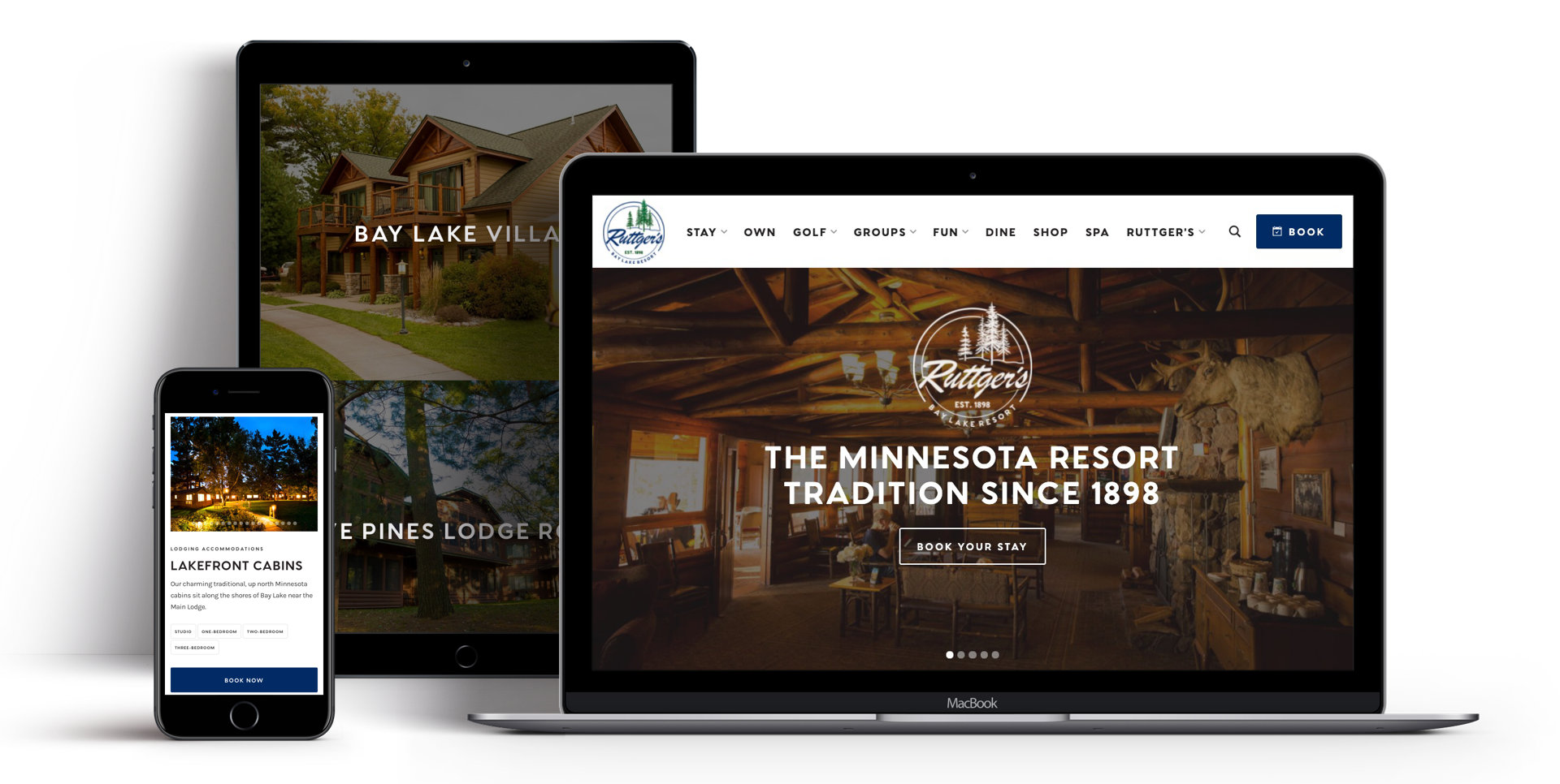 Ruttger's website on all devices