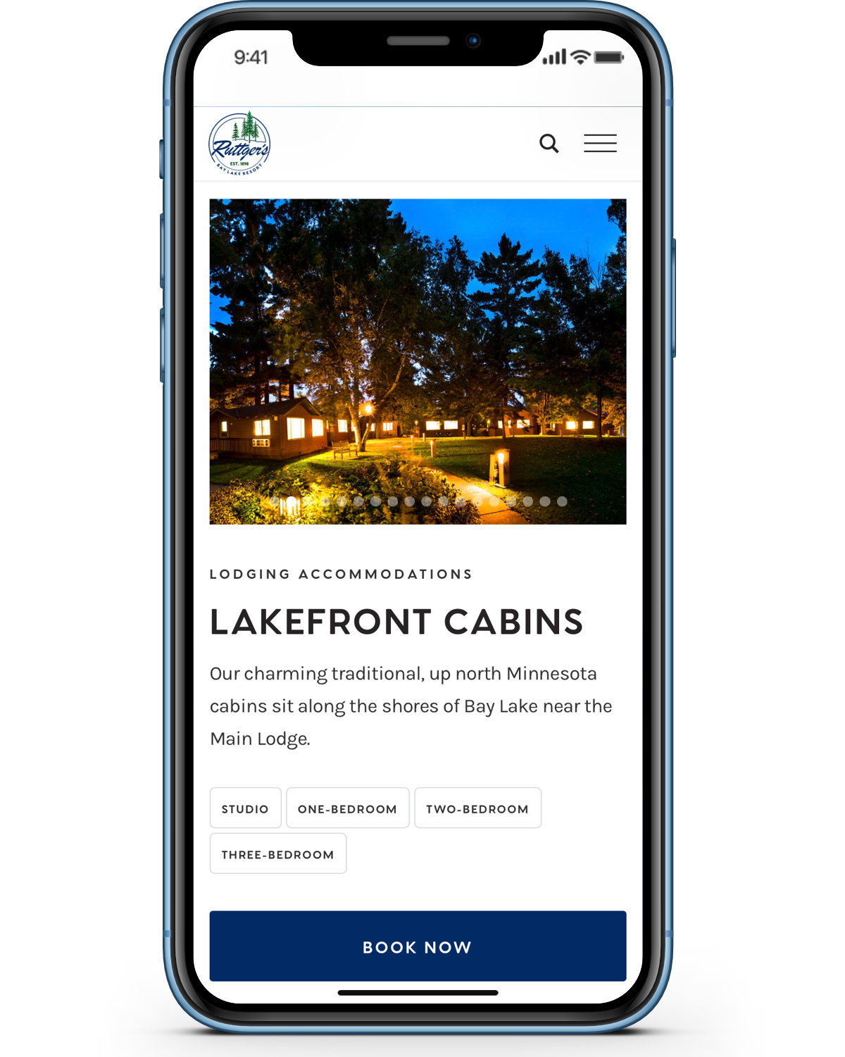 The Davidson room on an iPhone