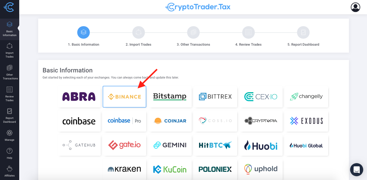 US binance account