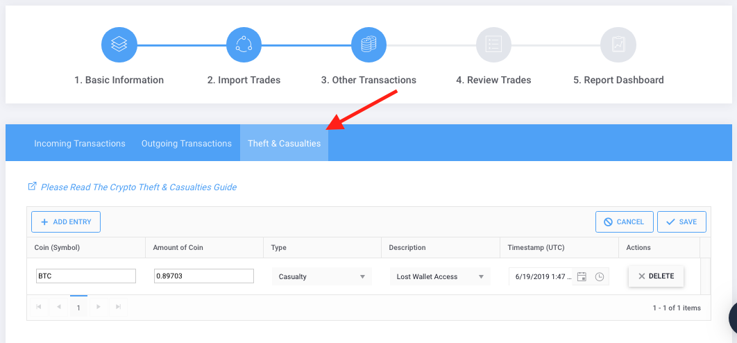 Stolen and Lost Cryptocurrency taxes