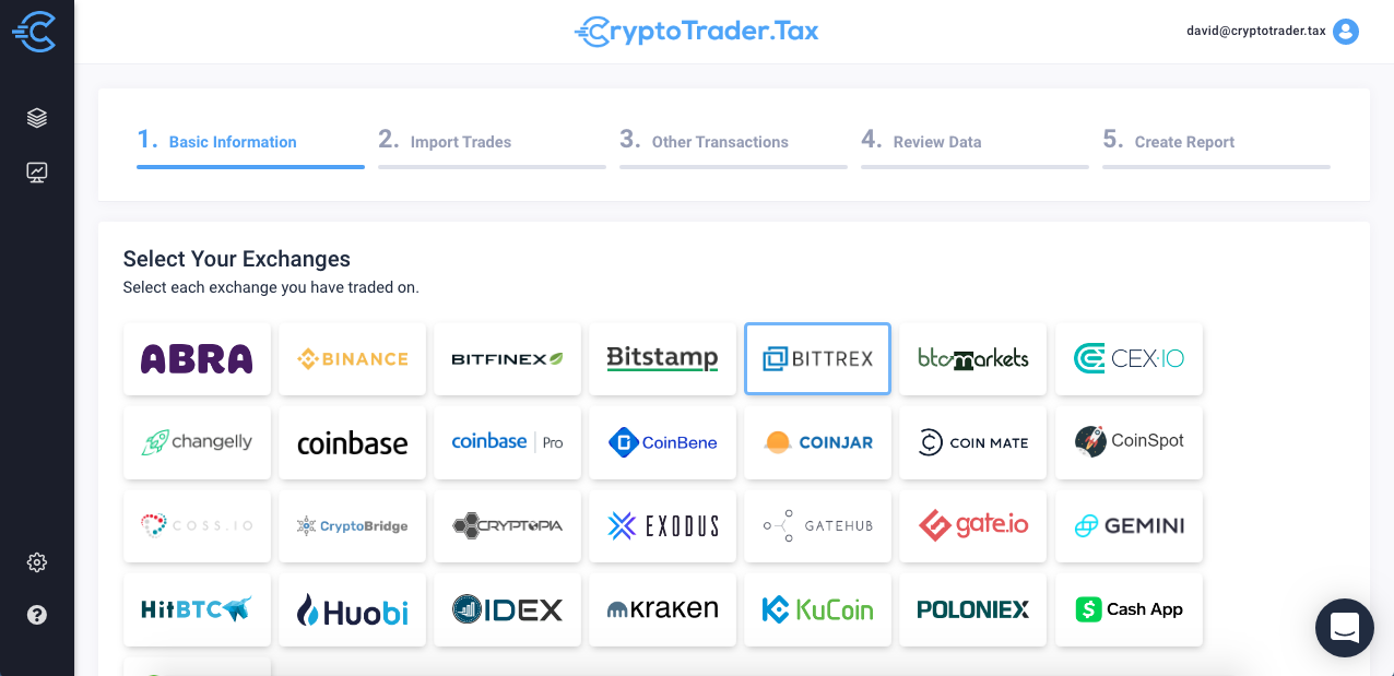 Doing Your Bittrex Taxes