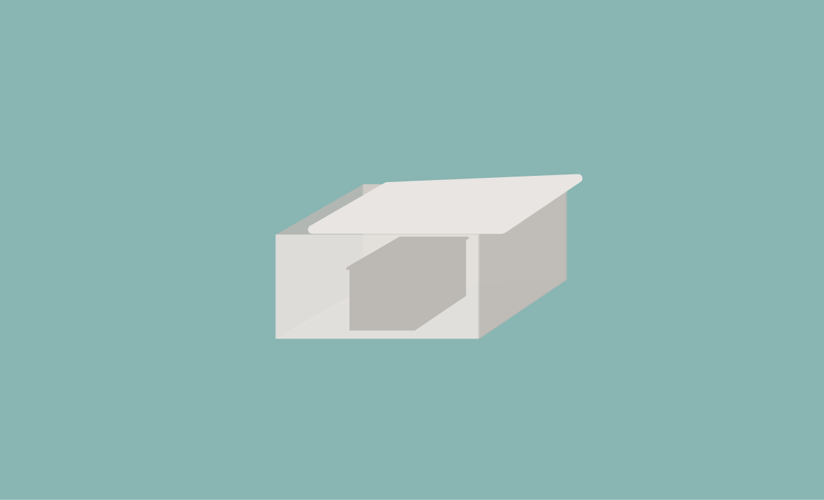 Rearing container containing the egg-laying container