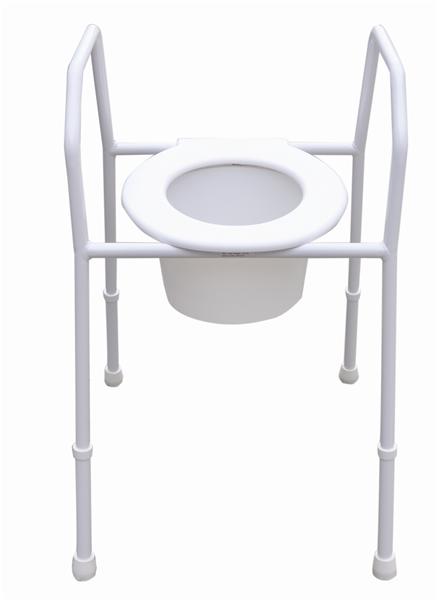 Over the toilet frame toilet aid steel splashguard