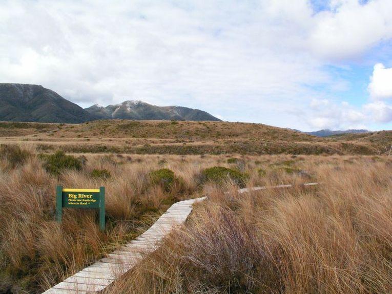 Big River Heaphy Track in Kahurangi National Park of New Zealand