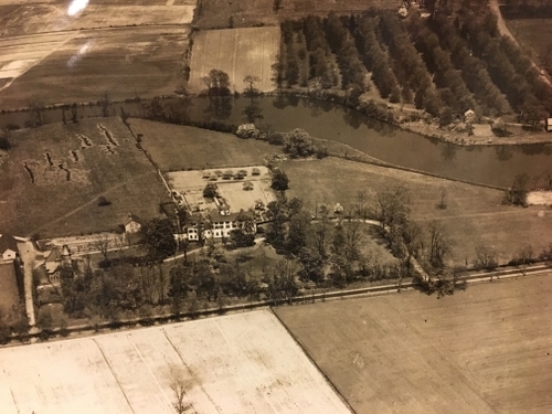 aerial view of Liberty Hall