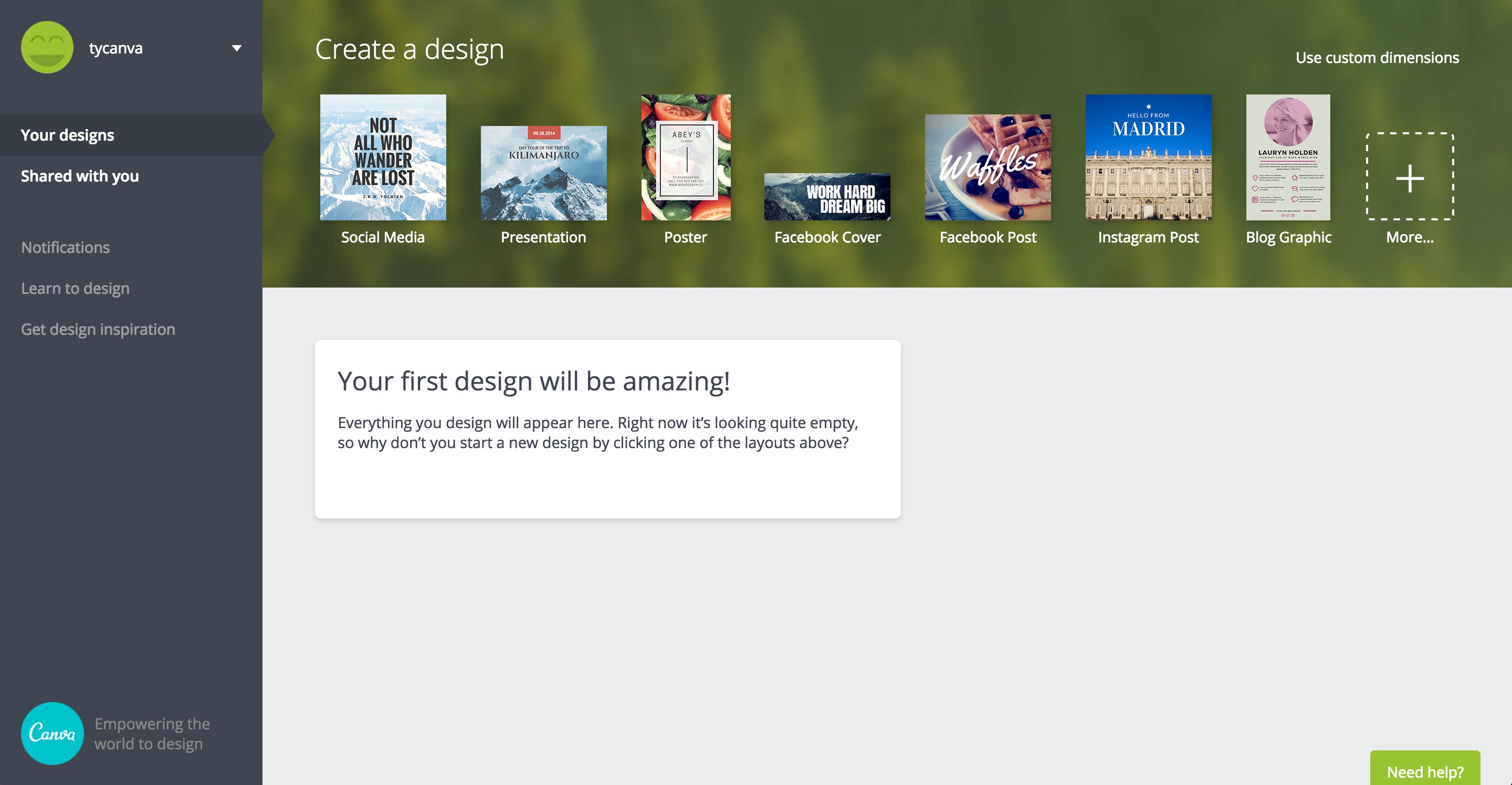 canva user onboarding step 16