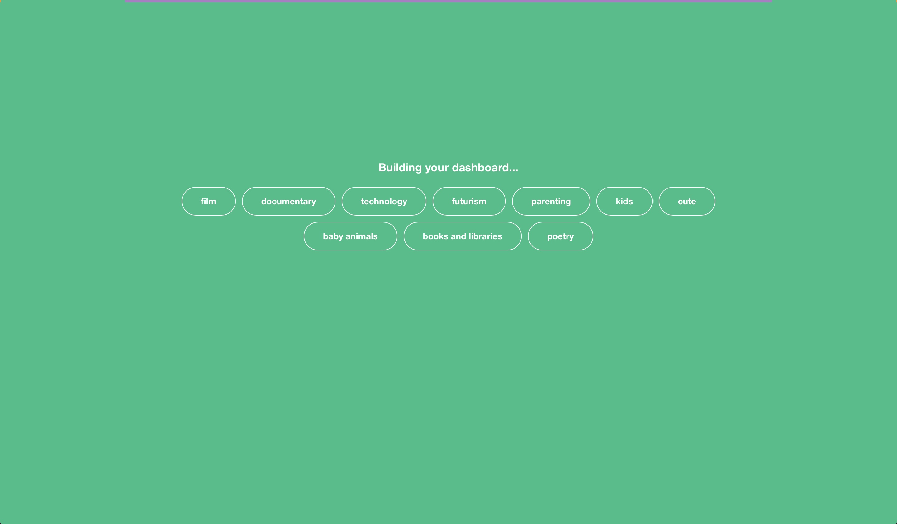 Tumblr user onboarding step 4