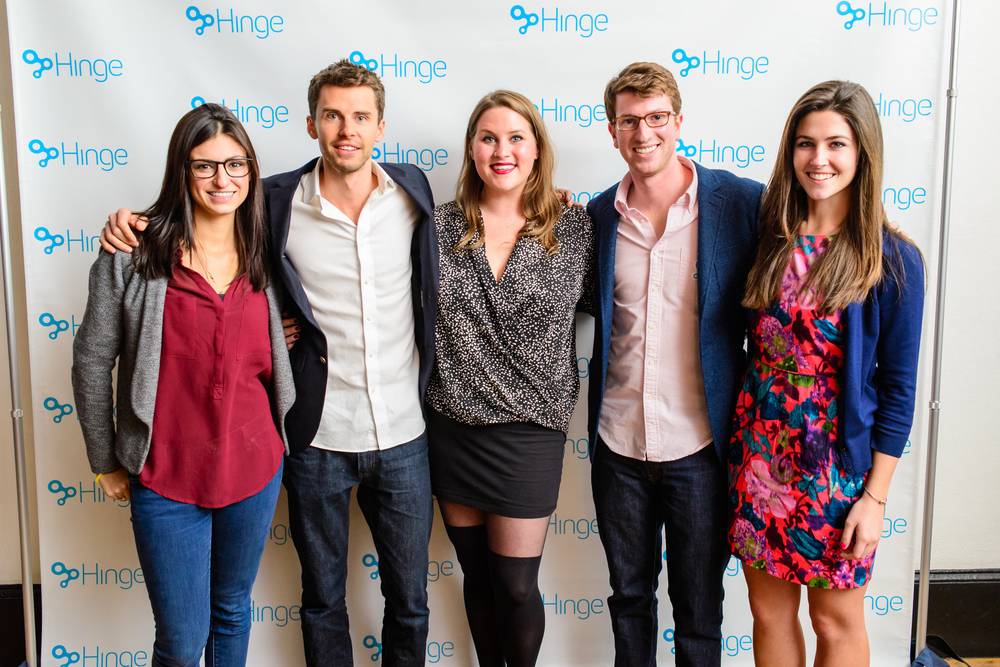 Product launch party hinge