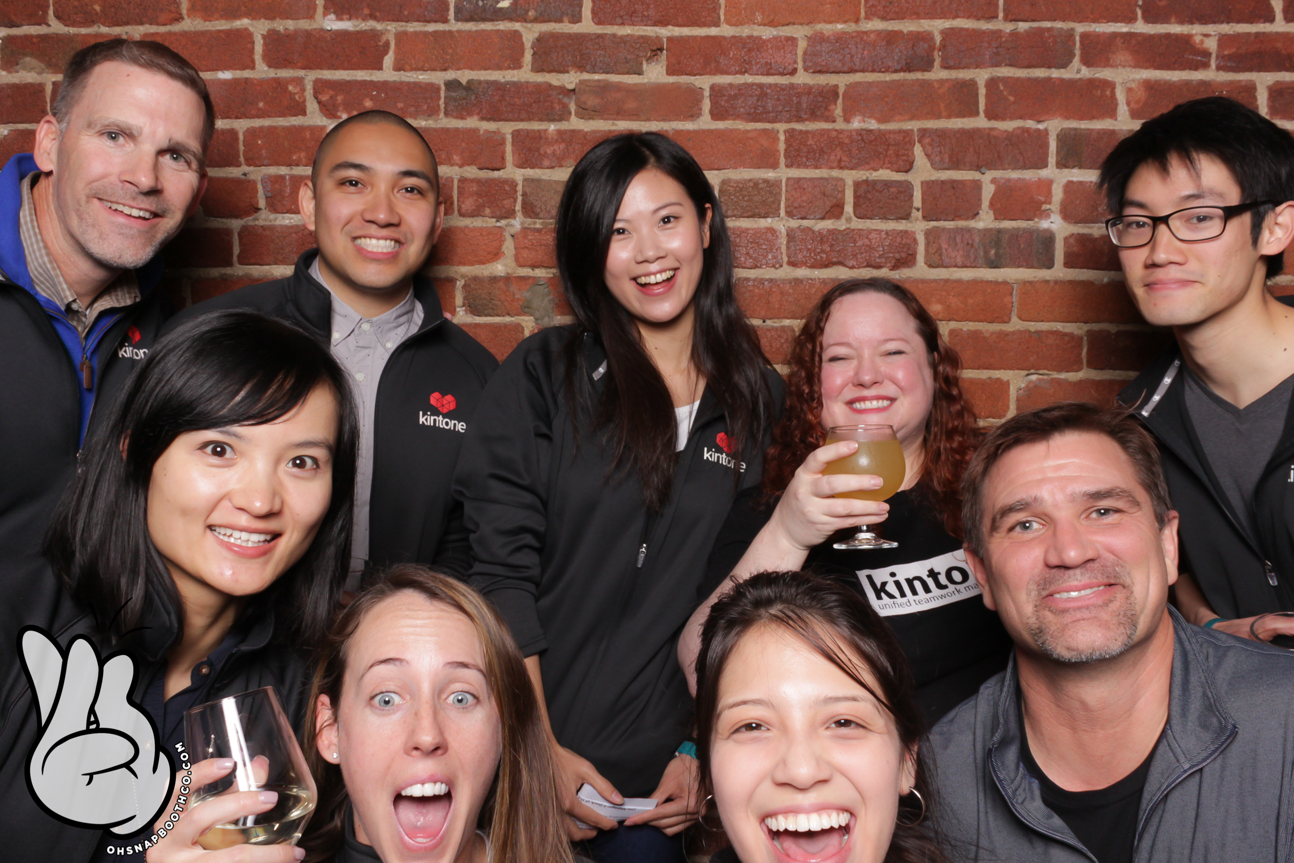 Kintone's team at Drunk User Testing