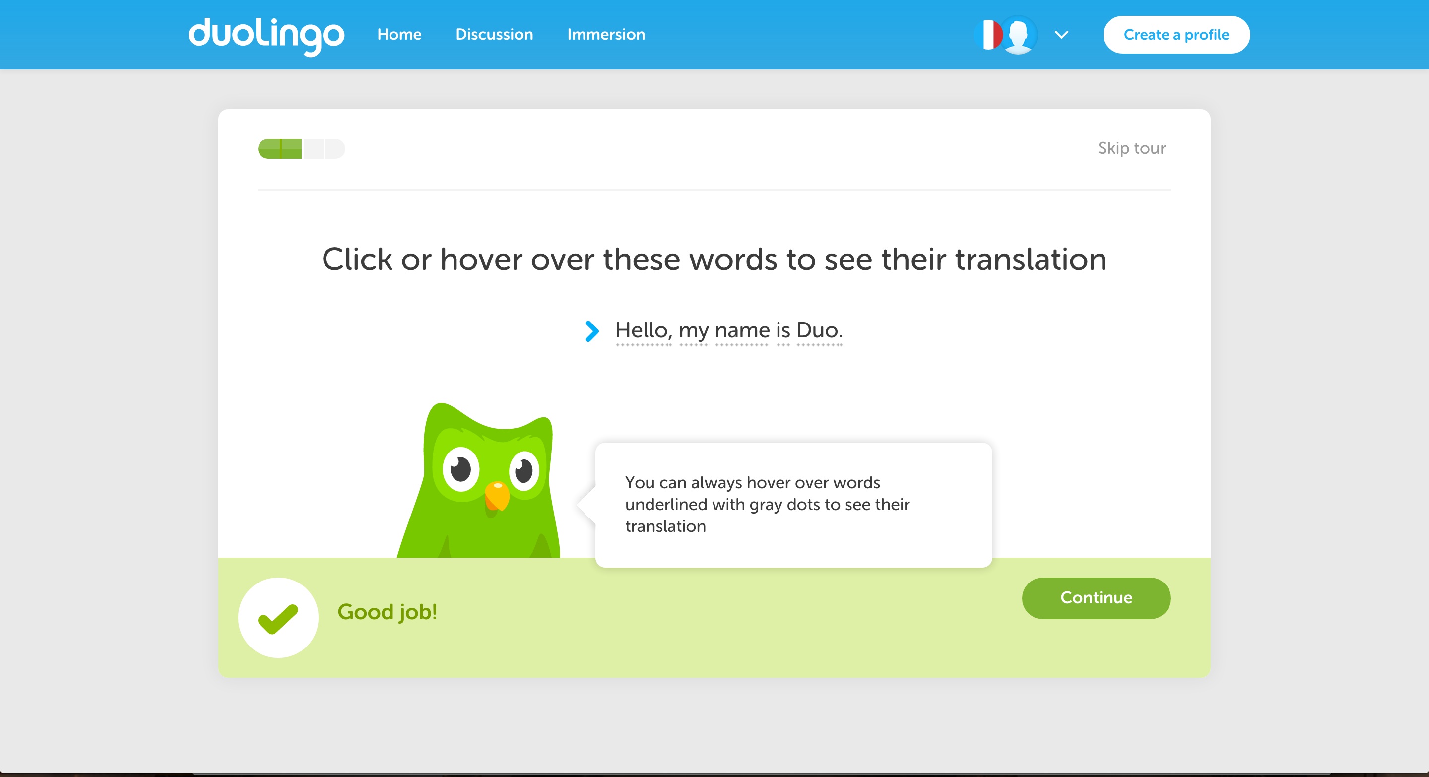 duolingo user onboarding step 4