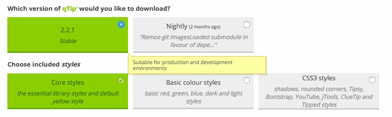 qTip jQuery Tooltip Plugin