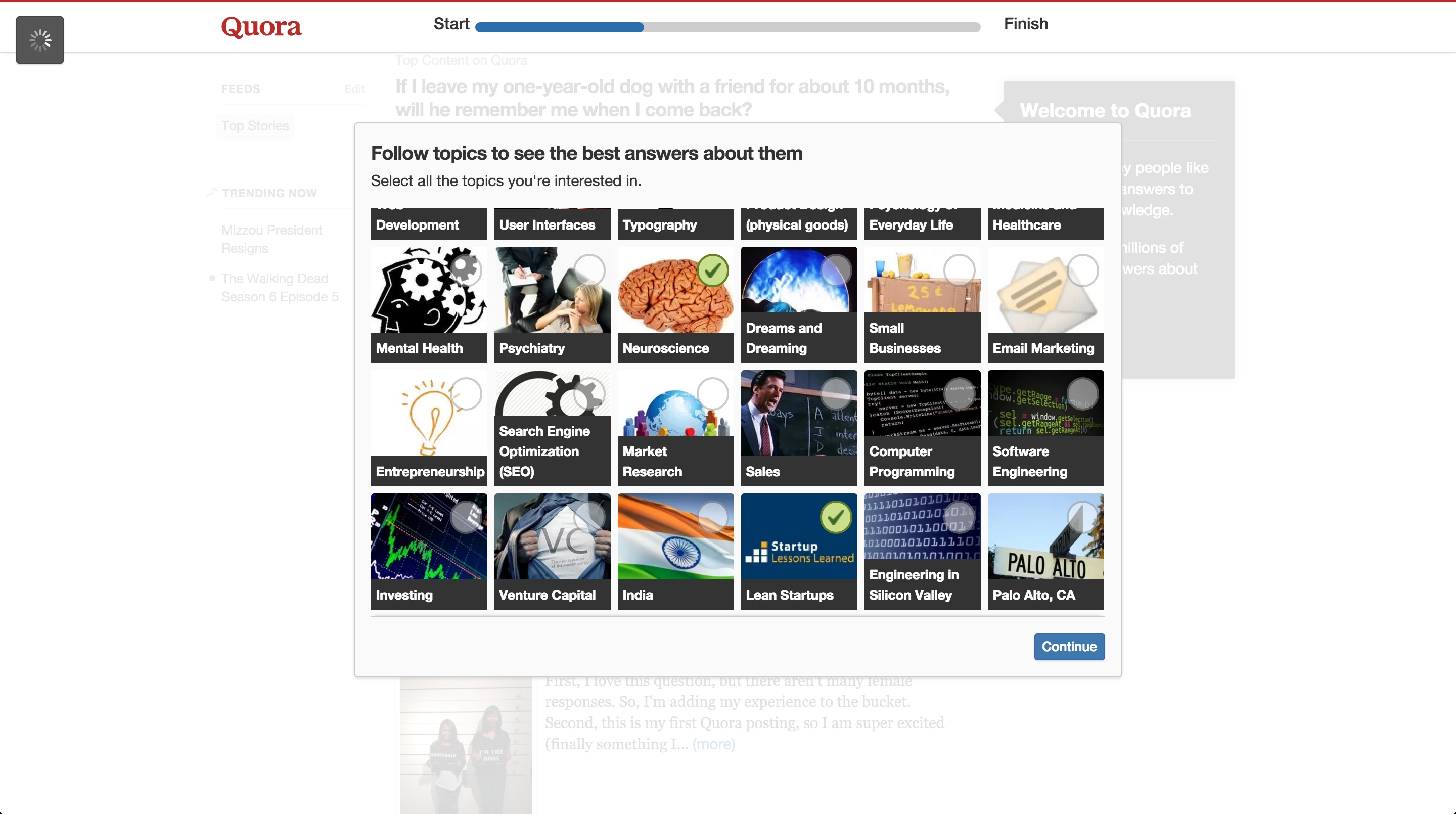user onboarding step 7
